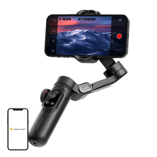 AOCHUAN X Pro Standard - Stabilisateur 3 axes pour smartphone (noir)