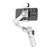AOCHUAN X2 RGB - Stabilisateur 3 axes avec module lumineux (blanc) (vue 3)