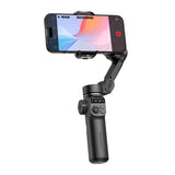 AOCHUAN X2 - Stabilisateur 3 axes avec bras de 20 cm pour smartphone (noir) : escalier