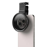 APEXEL APL-67VND400 - Filtre ND à densité variable 67 mm à pince pour smartphone : avec griffe froide