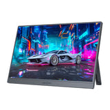 ARZOPA Z3FC - Écran portable 16,1 pouces 2,5K 180 Hz à châssis métal : 2k5 180 Hz vue arrière