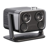 Aurzen Boom Mini - Vidéoprojecteur Full HD 500 ANSI lumens Google TV, noir : connectique arrière boom mini noir