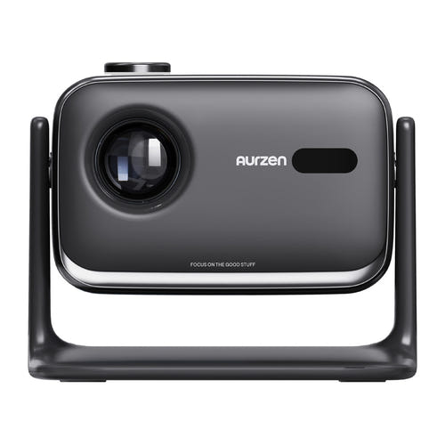 Aurzen Boom Mini - Vidéoprojecteur Full HD 500 ANSI lumens Google TV, noir