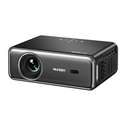 Aurzen Eazze D1 Pro - Vidéoprojecteur Full HD compatible 4K, son Dolby Audio 2 x 10 W : avant