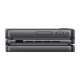 Aurzen ZIP - Vidéoprojecteur portable pliable DLP 720p, coloris gris : port USB-C batterie externe gris