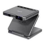 Aurzen ZIP - Vidéoprojecteur portable pliable DLP 720p, coloris gris : déplié