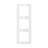 AVATTO N-TS10-Frame-W3 - Cadre triple pour interrupteurs, blanc