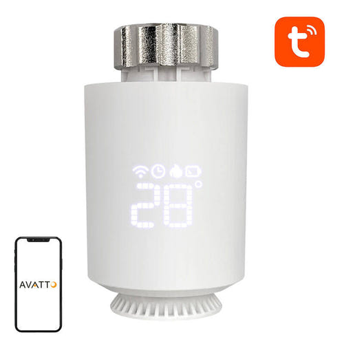 AVATTO TRV06 - Tête thermostatique connectée Zigbee 3.0 (Tuya)