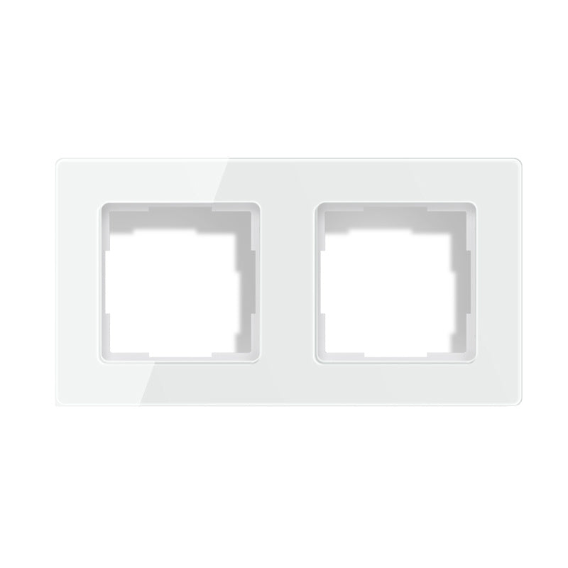 AVATTO TS20 - Cadre double pour modules 55 x 55 mm, blanc - visuel 1