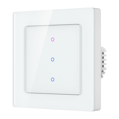 AVATTO TS20-EU-W3 - Interrupteur tactile connecté Wi-Fi 3 voies