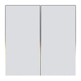 AVATTO TS60-EU-W2 - Interrupteur tactile connecté ZigBee 2 voies, blanc