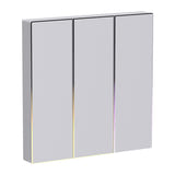 AVATTO TS60-EU-W3 - Interrupteur tactile connecté Wi-Fi 3 voies : trois touches entrée