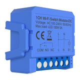 AVATTO WSM16-DC-1 - Module interrupteur Wi-Fi 1 canal à contact sec, alimentation secteur : installation boîte encastrement