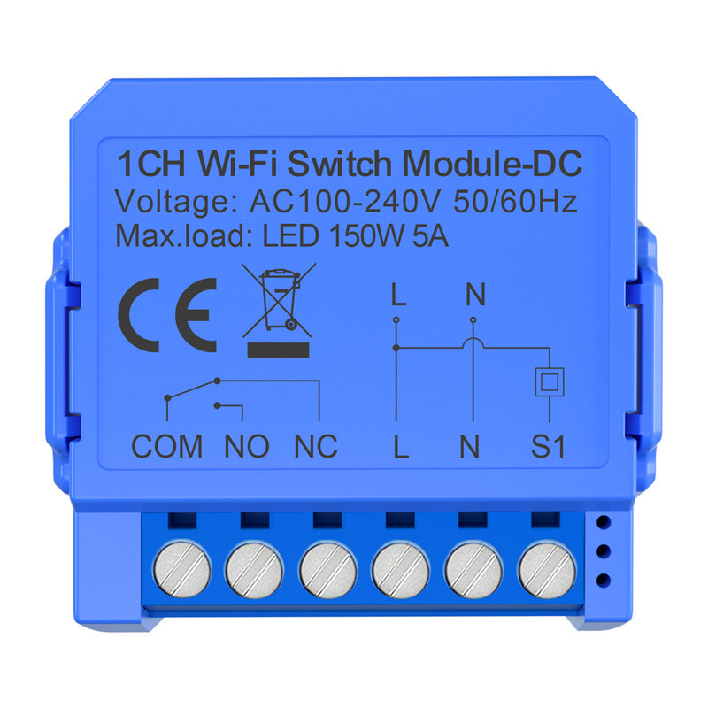 AVATTO WSM16-DC32V-1 - Module interrupteur Wi-Fi 1 canal à contact sec 12-32 V DC - visuel 1