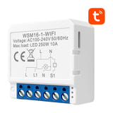 AVATTO WSM16-W1 - Module interrupteur connecté Wi-Fi 1 canal, 250 W / 10 A : câblage un canal éclairage