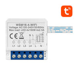 AVATTO WSM16-W4 - Module interrupteur connecté Wi-Fi 4 canaux, 4 × 150 W : WiFi quatre canaux