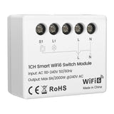 AVATTO WSM20-W1 - Module interrupteur connecté Wi-Fi 6 avec mesure d'énergie : format 34 mm boîte