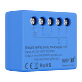 AVATTO WSM20DC - Module relais connecté Wi-Fi 6 à contact sec : boîtier miniature tableau