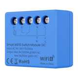 AVATTO WSM20DC - Module relais connecté Wi-Fi 6 à contact sec : libre potentiel