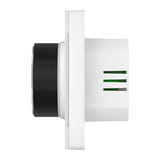AVATTO WT20R-BH-3A-W - Thermostat connecté Wi-Fi à bague rotative pour chaudière 3 A : boîtier blanc wt20r