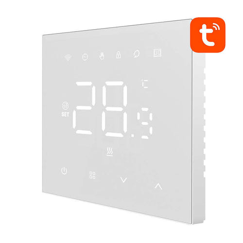 AVATTO WT410-16A-W - Thermostat connecté Wi-Fi chauffage électrique 16 A, blanc : sonde déportée plancher