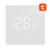 AVATTO WT410-BH-3A-W - Thermostat connecté Wi-Fi pour chaudière, 3 A (blanc) : face