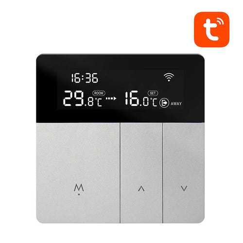AVATTO WT50 - Thermostat connecté pour chauffe-eau (Wi-Fi, Tuya) : profil mural