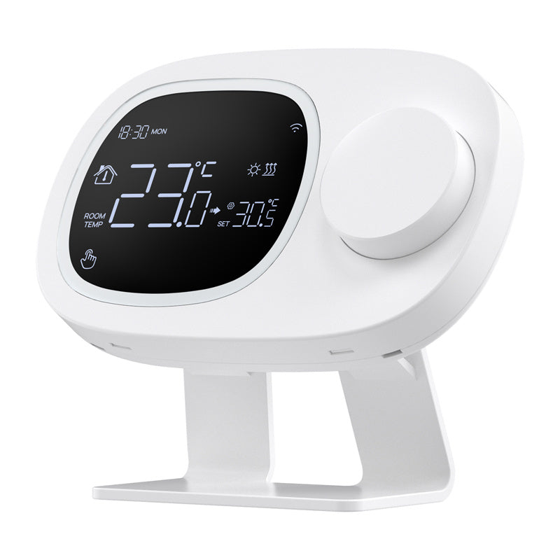 AVATTO WT598-1T1 - Thermostat connecté Wi-Fi et RF433, à poser ou à fixer au mur - visuel 1