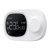AVATTO WT598 - Thermostat connecté Wi-Fi chauffage et climatisation : écran négatif température