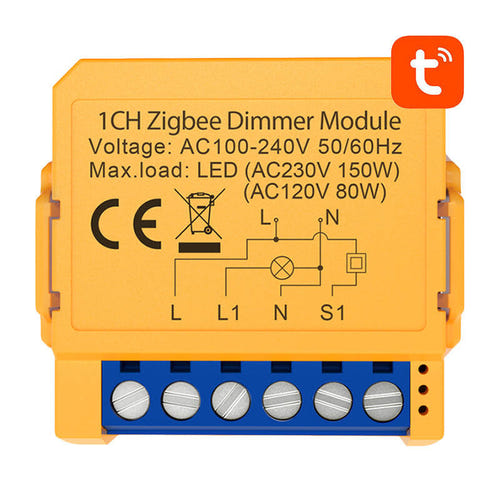 AVATTO ZDMS16-2 - Module interrupteur connecté ZigBee 2 canaux