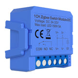 AVATTO ZWSM16-DC32V-1 - Module interrupteur ZigBee 3.0 à contact sec 12-32 V DC : format compact boîte encastrement