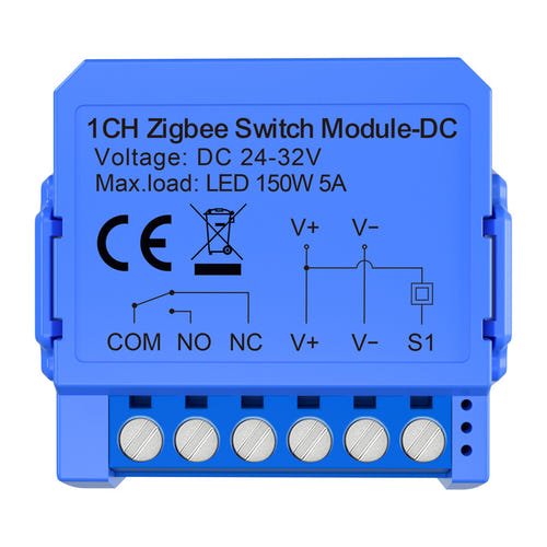 AVATTO ZWSM16-DC32V-1 - Module interrupteur ZigBee 3.0 à contact sec 12-32 V DC