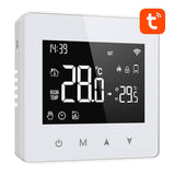 AVATTO ZWT198 - Thermostat connecté ZigBee pour chaudière, sur piles : compartiment piles thermostat