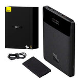 Baseus Blade PPBL000201 - Batterie externe 20 000 mAh 100 W, 4 ports, écran, noire - visuel 1