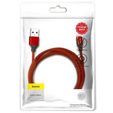 Baseus Yiven - Câble USB vers Lightning 2 A, 1,8 m, rouge : repère facilement
