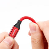 Baseus Yiven - Câble USB vers Lightning 2 A, 1,8 m, rouge : courant 2 A charge