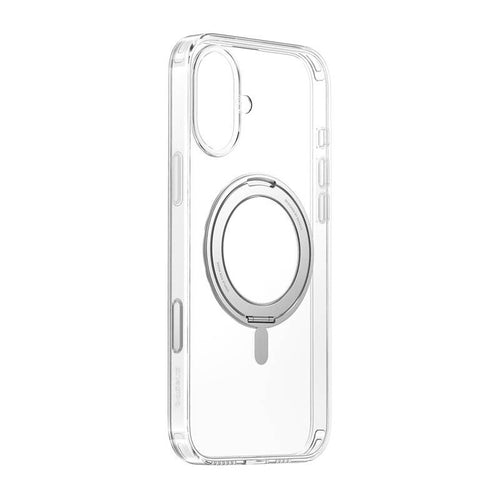 Baseus SkyRing 360° iP16 - Coque magnétique avec anneau support (transparente) : iPhone 16 transparente