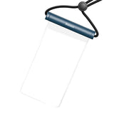 Baseus AquaGlide - Pochette étanche IPX8 pour smartphone (bleu) : verrou cylindrique étanche