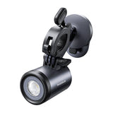 Baseus PrimeTrip - Support vélo 2 en 1 pour smartphone avec lampe LED détachable (noir) : fixation rapide guidon