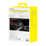 Baseus PrimeTrip - Support vélo 2 en 1 pour smartphone avec lampe LED détachable (noir) : inserts antidérapants