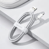 Baseus Simple Wisdom - Kit de 2 câbles USB vers micro-USB 2,1 A, 1,5 m, blanc : gaine PVC blanche
