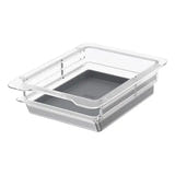 Baseus BS-TS009 - bac de rangement de console centrale pour Tesla Model 3 et Model Y, gris : accès tiroir coulissant