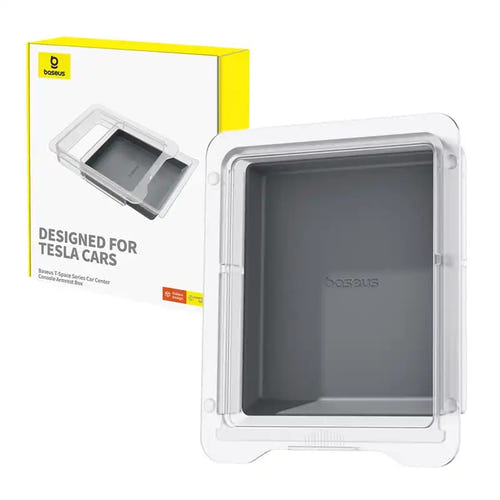 Baseus BS-TS009 - bac de rangement de console centrale pour Tesla Model 3 et Model Y, gris