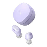 Baseus Bowie WM01 - Écouteurs sans fil Bluetooth 5.3 (violet) : boîtier charge mini