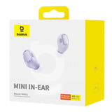 Baseus Bowie WM01 - Écouteurs sans fil Bluetooth 5.3 (violet) : design compact