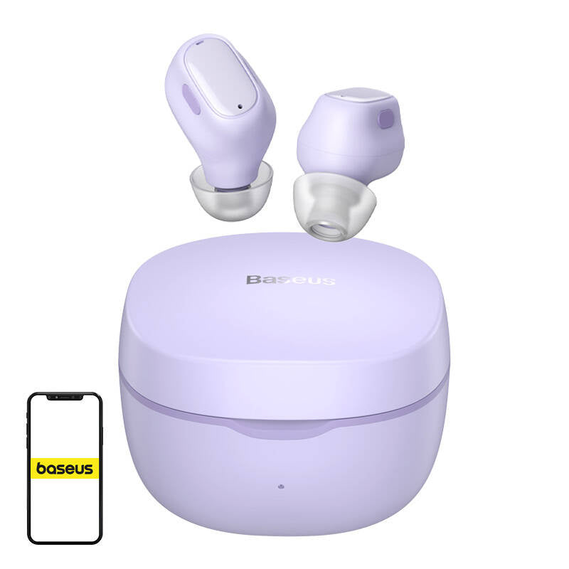 Baseus Bowie WM01 - Écouteurs sans fil Bluetooth 5.3 (violet) - visuel 1