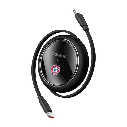 Baseus Free2Pull - Câble USB-C 100 W rétractable, édition FC Bayern (noir) : 100 W bayern