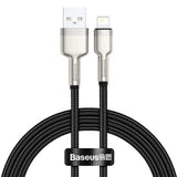 Baseus Cafule - Câble USB vers Lightning 1 m 2,4 A (noir) (vue 2)