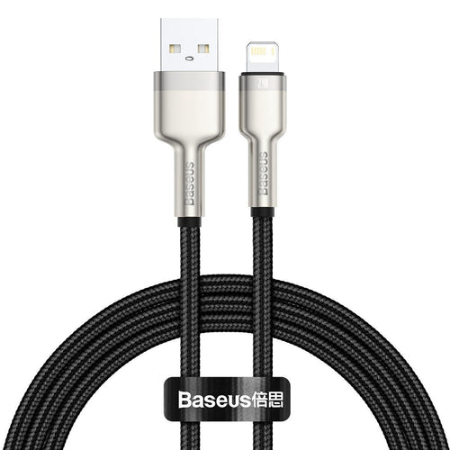 Baseus Cafule - Câble USB vers Lightning 1 m 2,4 A (noir) (vue 2)