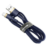 Baseus Cafule - Câble USB vers Lightning 2 m (or et bleu nuit) (vue 3)